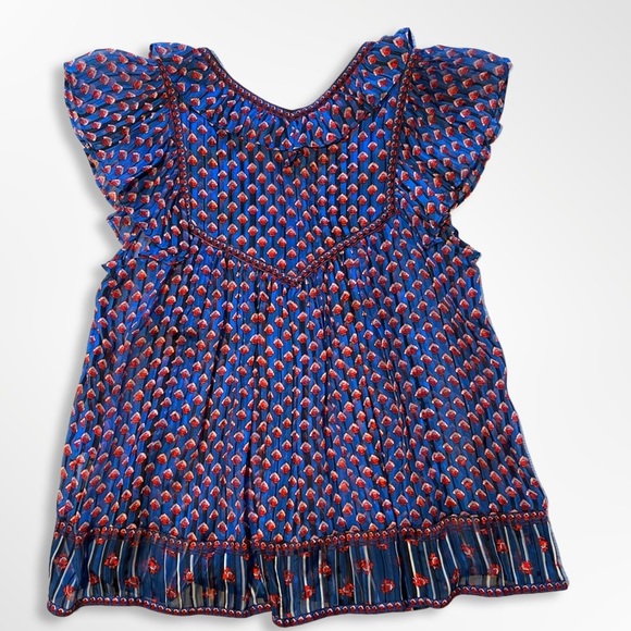 Ulla Johnson Avery Silk Chiffon Top - Picture 4 of 7